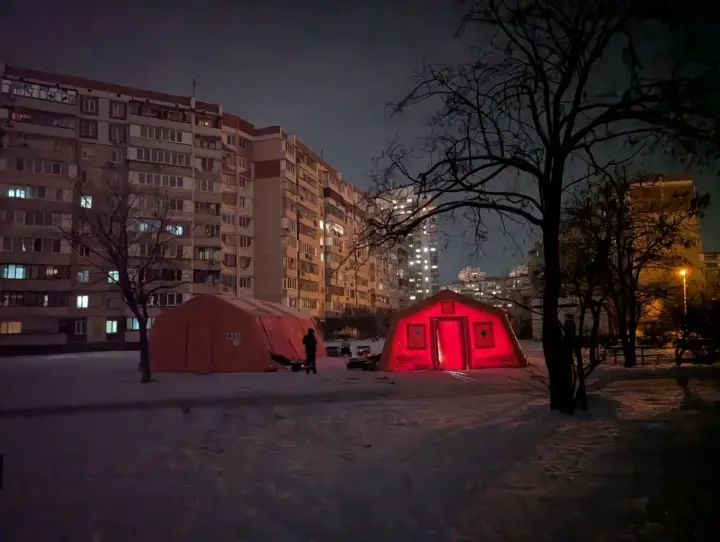 блэкаут Киева зимой